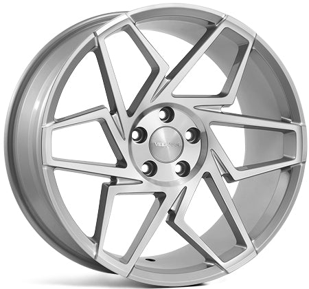 19" Veemann V-FS27R Silver Machined Alloy Wheels