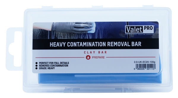 ValetPro Contamination Removal Clay Bar Blue (Heavy) 100g