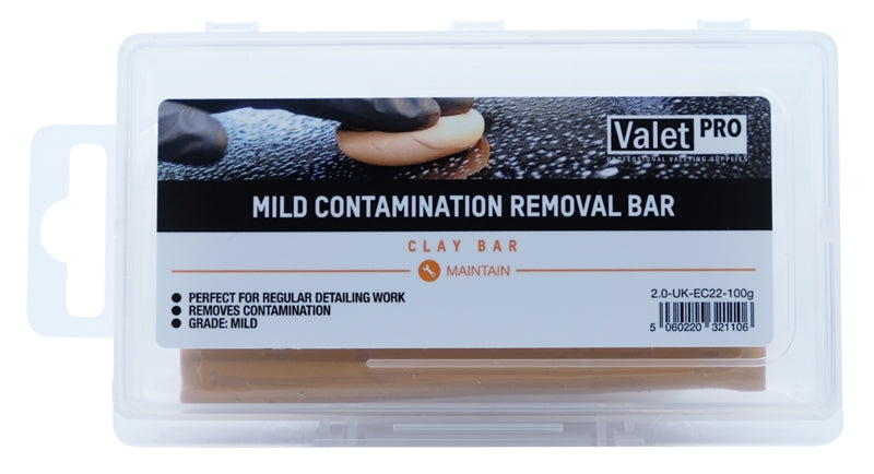ValetPro Contamination Removal Clay Bar Orange (Mild) 100g