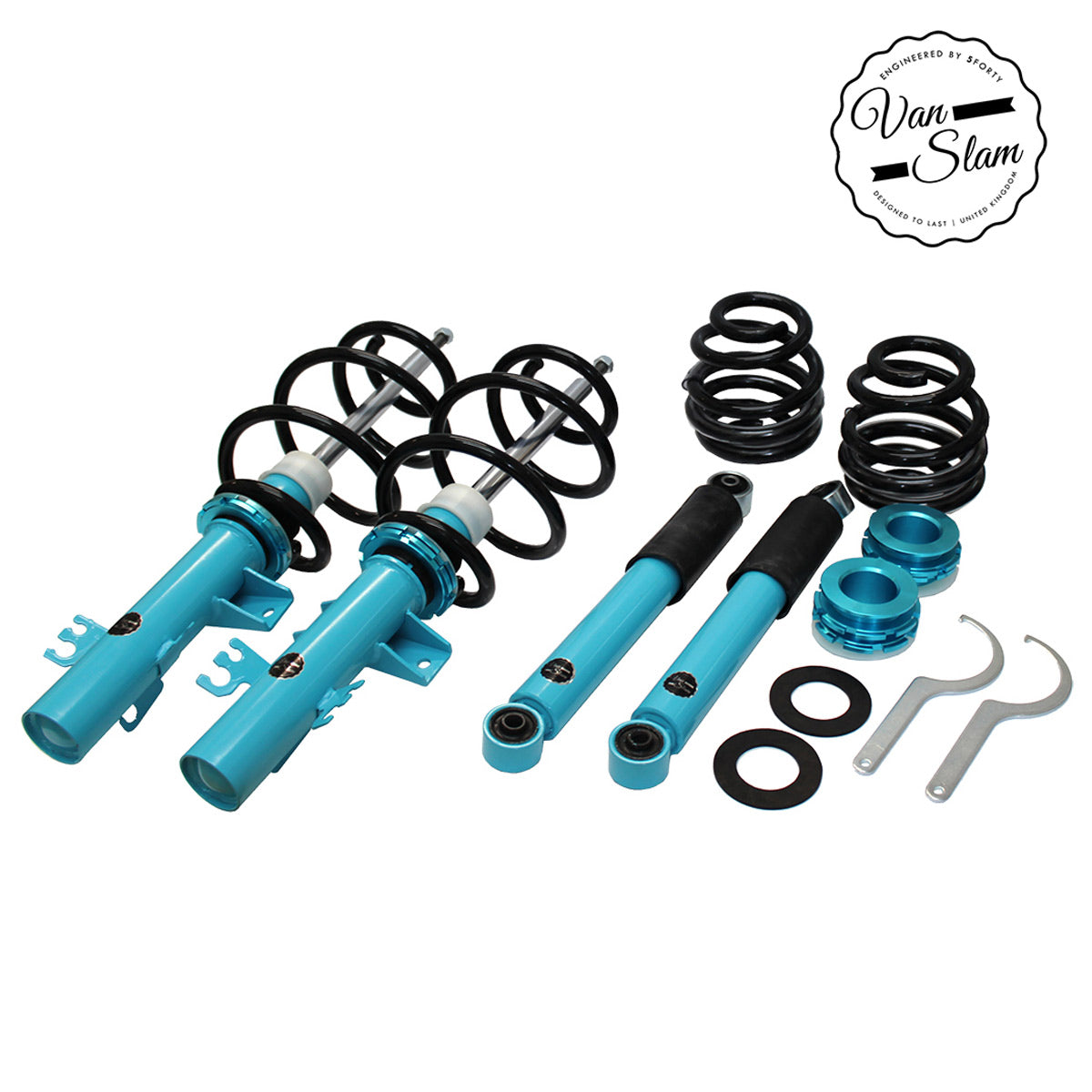 5Forty Van Slam Coilover Kit VW T5 & T6 T32
