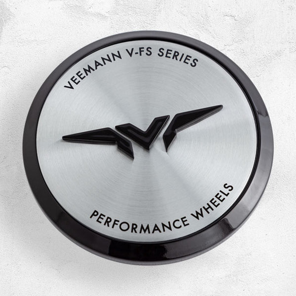 Veemann V-FS Series Centre Caps Machined Silver
