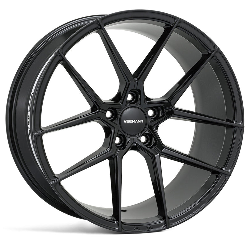 19" Veemann V-FS39 Gloss Black Alloy Wheels