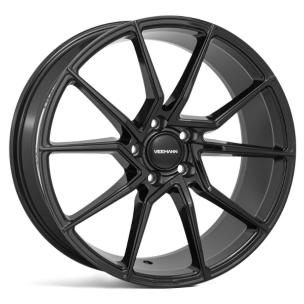 18" Veemann V-FS52 Gloss Black Alloy Wheels