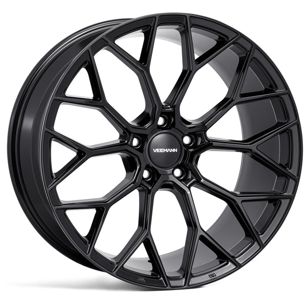 18" Veemann V-FS66 Gloss Black Alloy Wheels