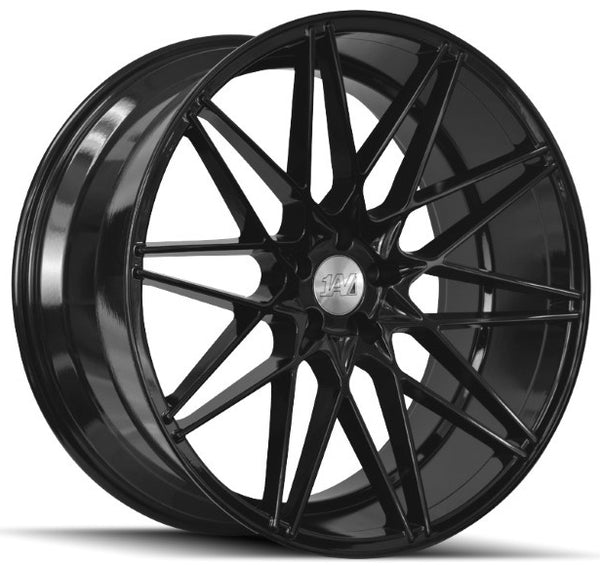 20" 1AV ZX4 Gloss Black Alloy Wheels